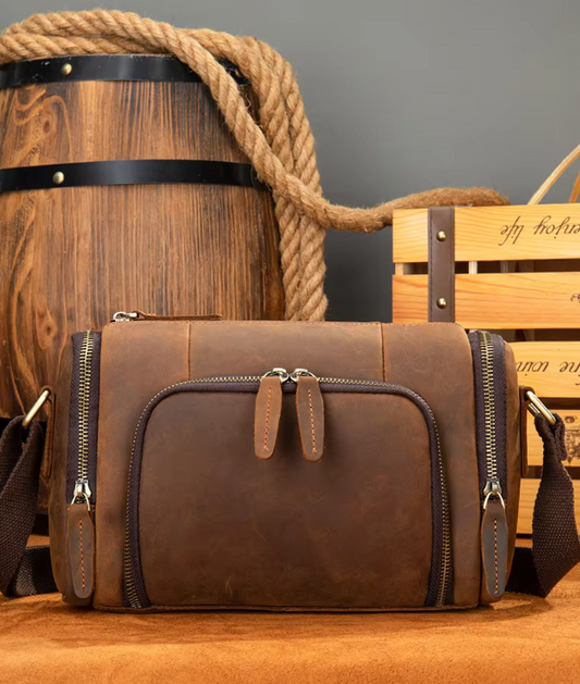 Men's Leather Shoulder Bag Genuine Leather Messenger Bag