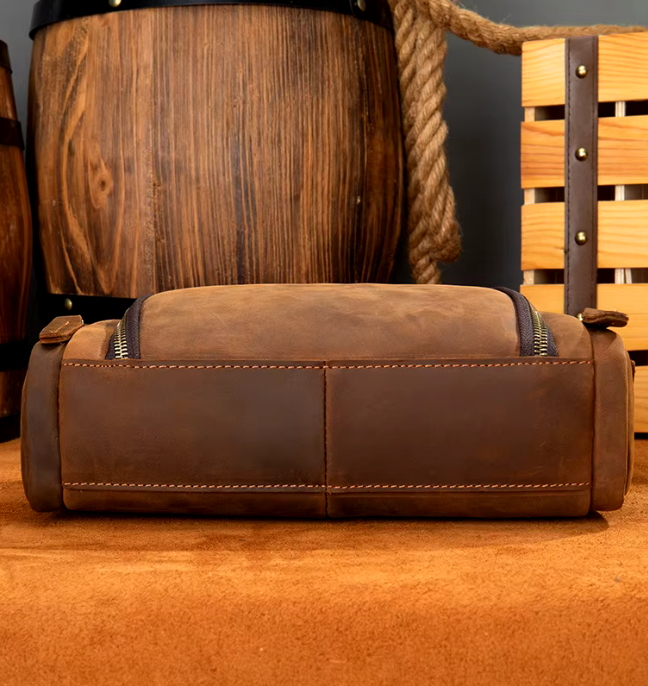 Men's Leather Shoulder Bag Genuine Leather Messenger Bag