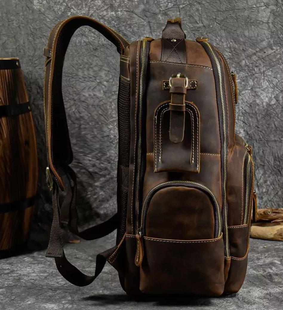Men's Leather Backpack