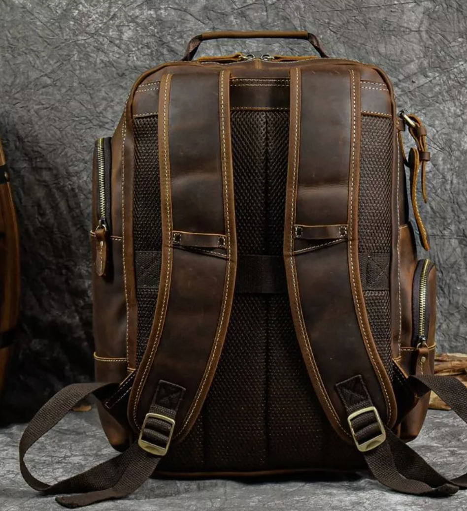 Men's Leather Backpack