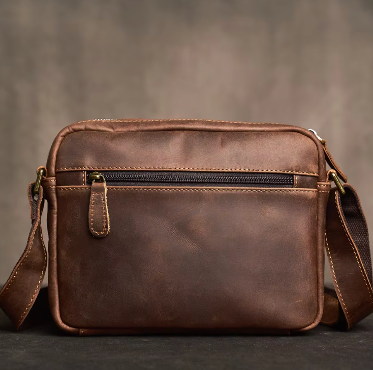 Crossbody Leather Satchel