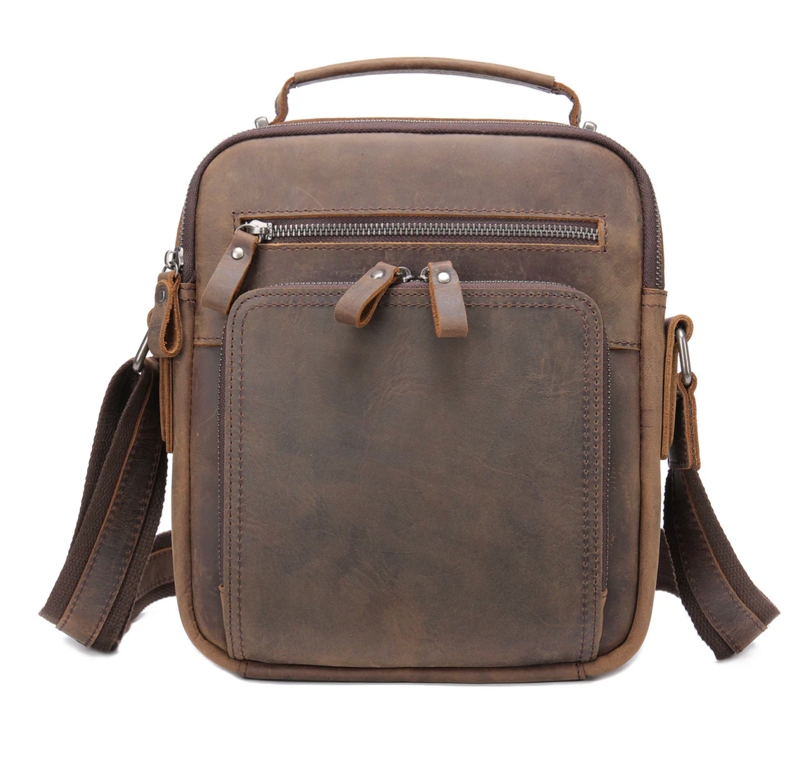 Men's Genuine Leather Satchel