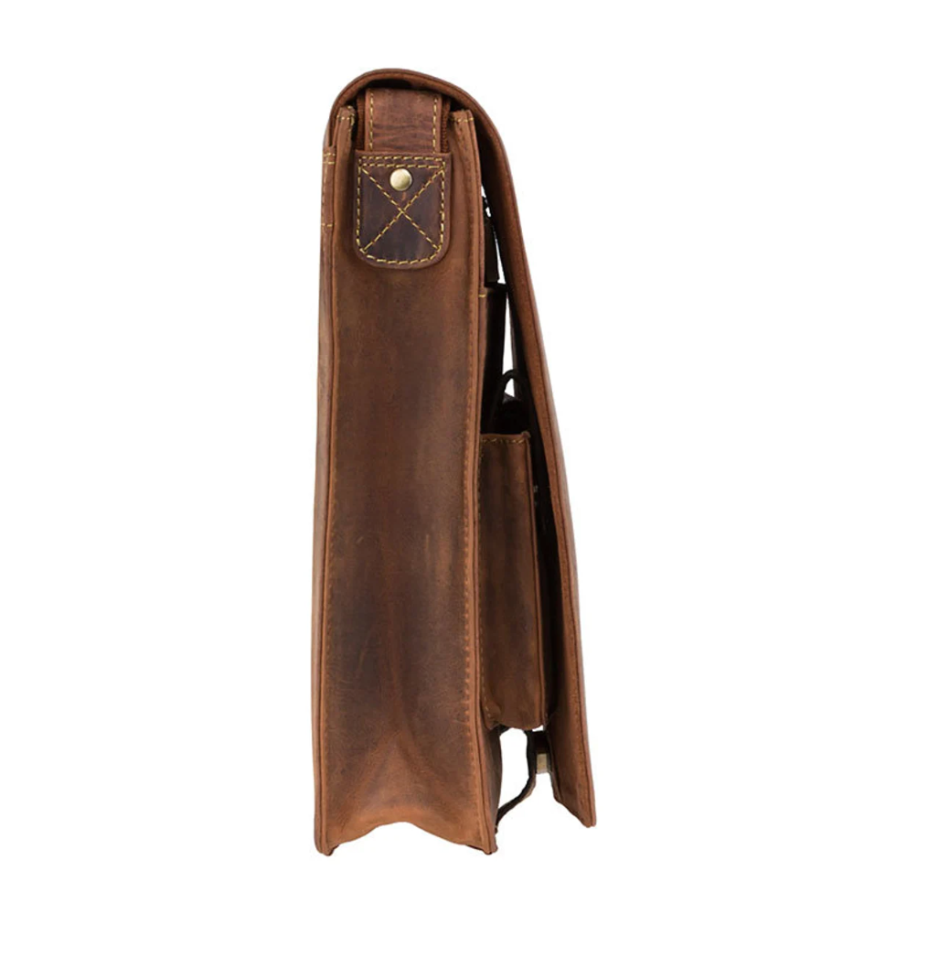 Men's Genuine Leather Satchel