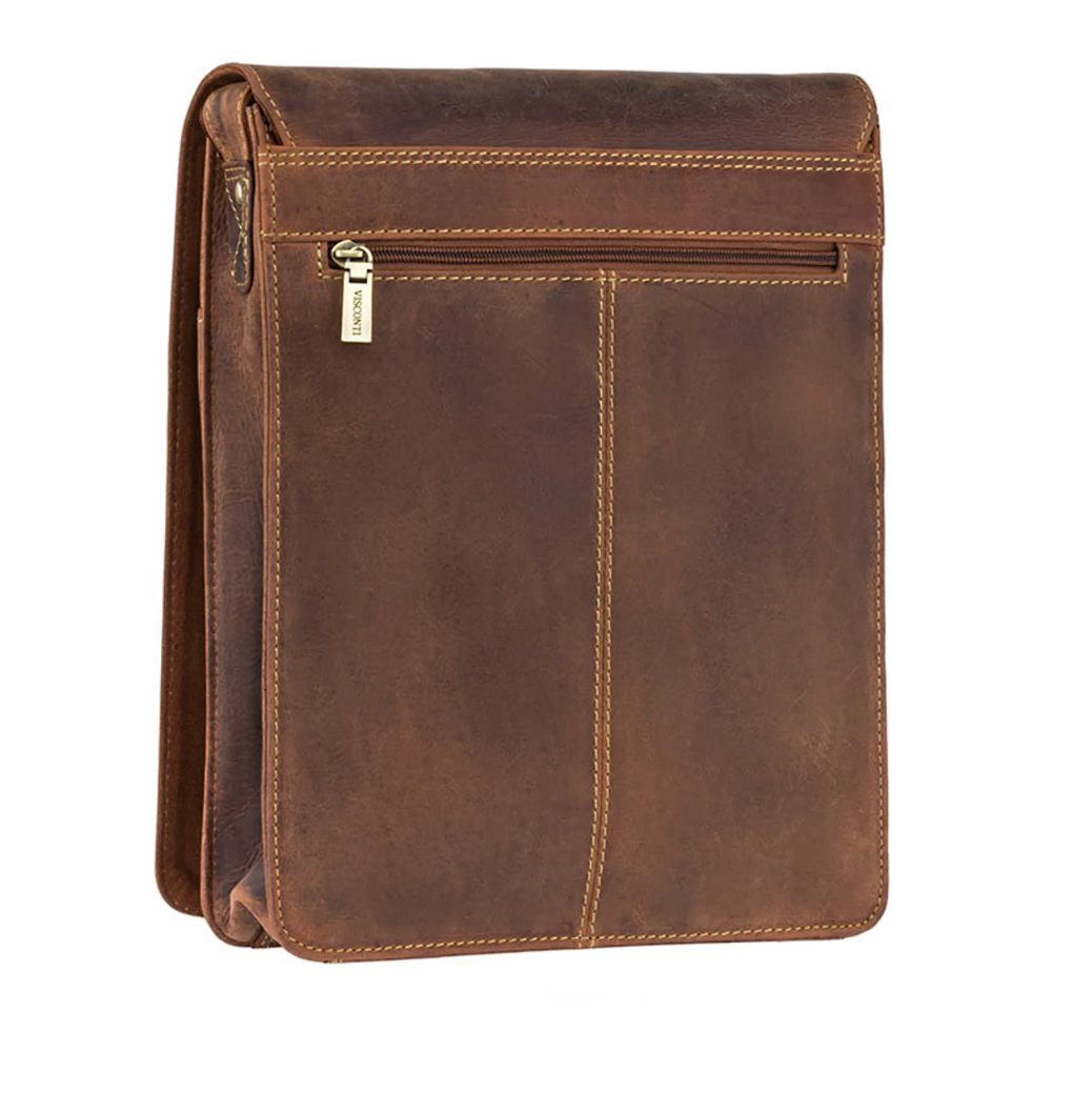 Men's Genuine Leather Satchel