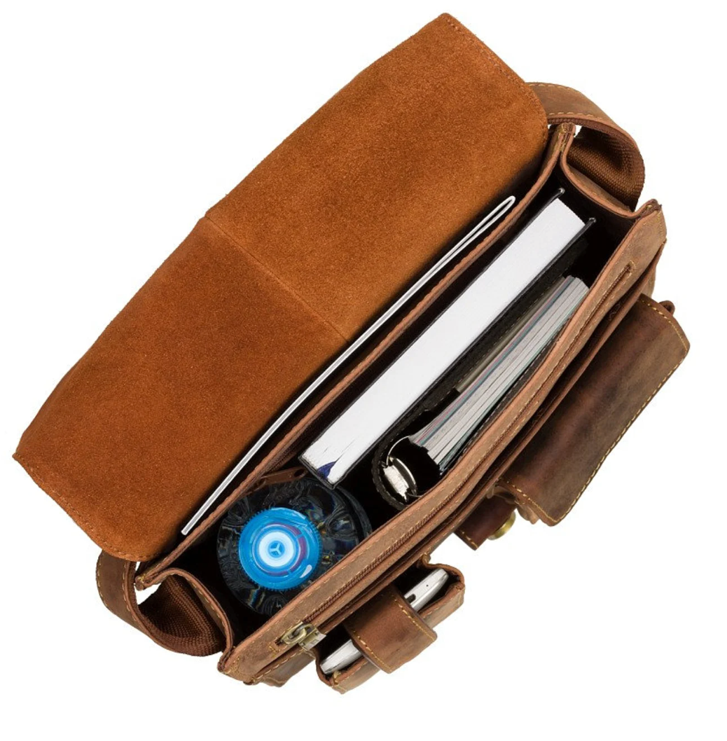 Men's Genuine Leather Satchel