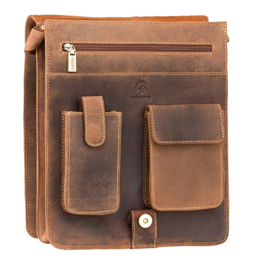 Men's Genuine Leather Satchel