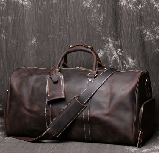 Men's Leather Travel Bag