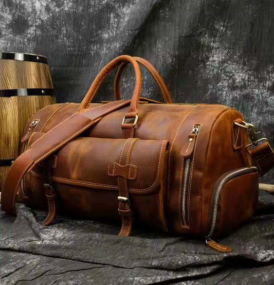 Men's Leather Travel Bag