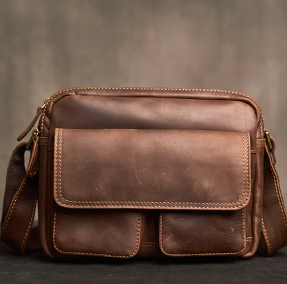 Crossbody Leather Satchel