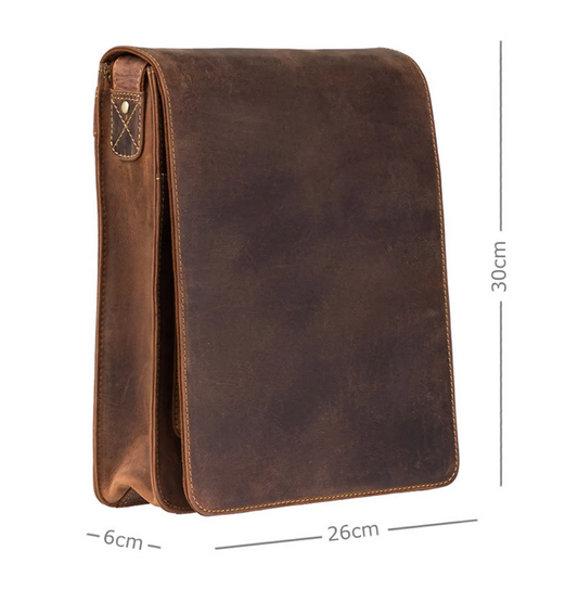Men's Genuine Leather Satchel