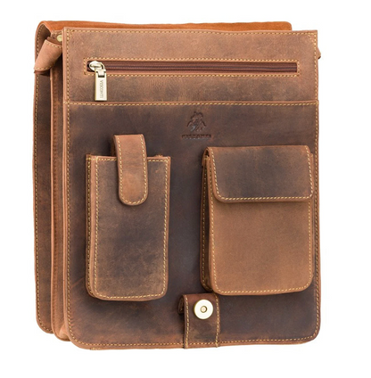 Men's Genuine Leather Satchel