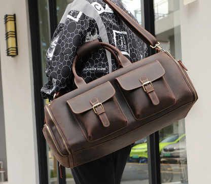 Men's Leather Travel Bag