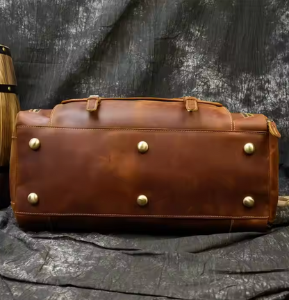Men's Leather Travel Bag