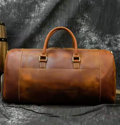 Men's Leather Travel Bag