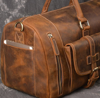 Men's Leather Travel Bag
