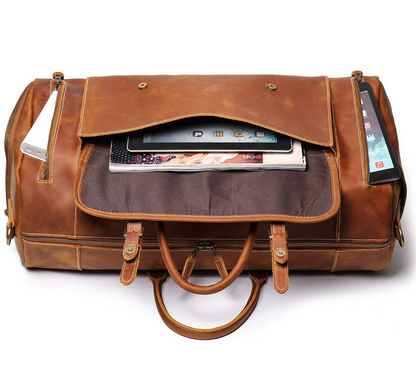 Men's Leather Travel Bag