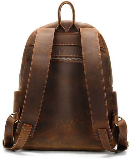 Men's Vintage Leather Backpack